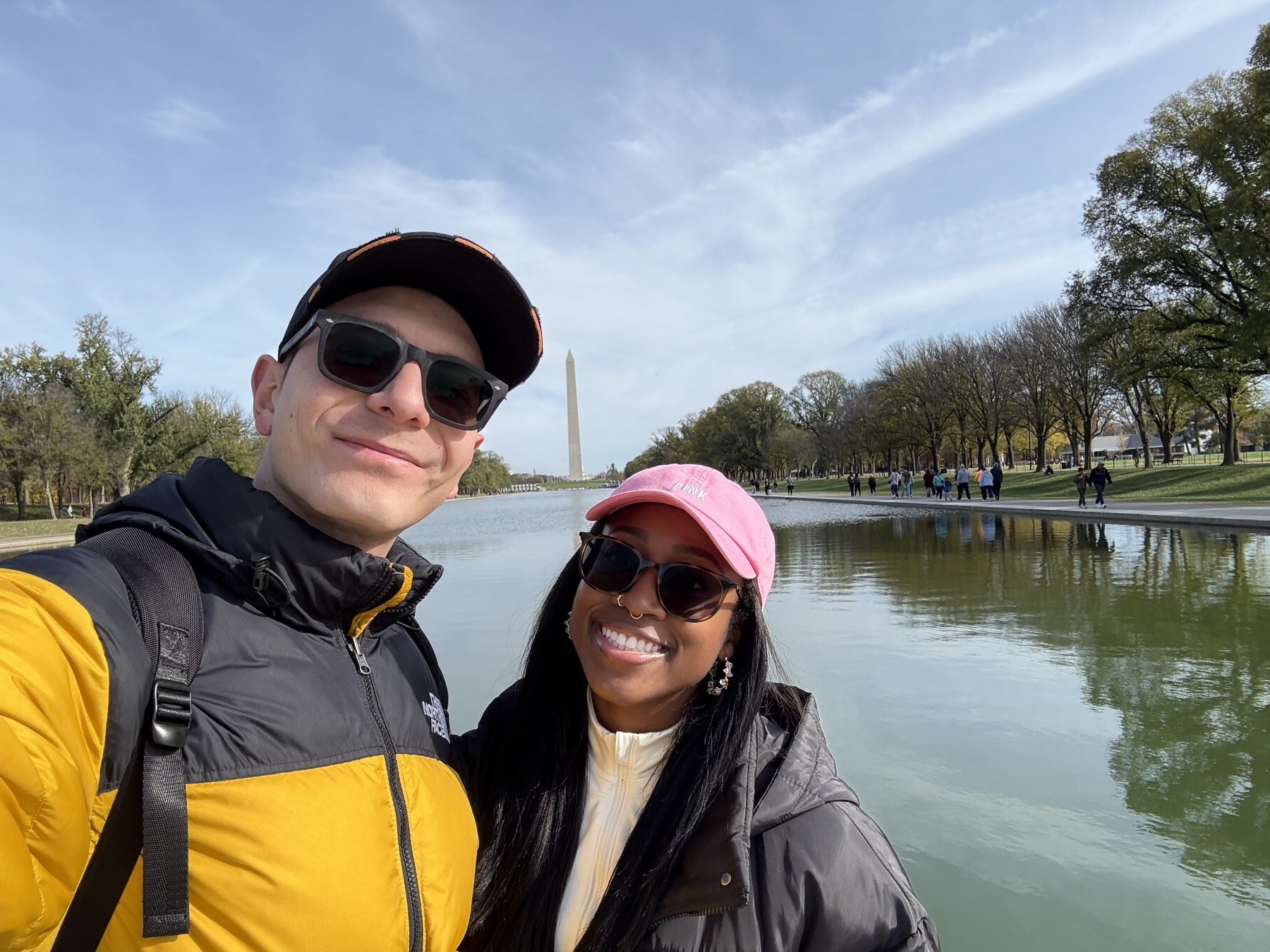 Antonio and Kirsten at the park, late spring